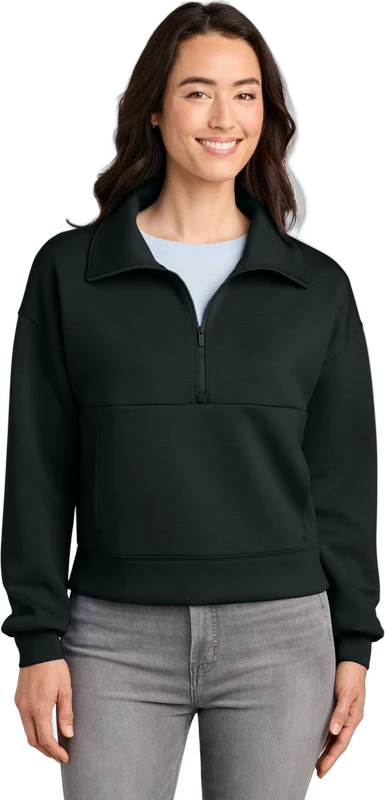TravisMathew Women's Momentum Shift 1/2-Zip TMA42219