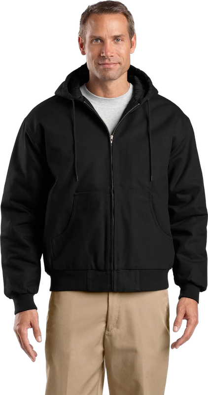 CornerStone Tall Duck Cloth Hooded Work Jacket. TLJ763H