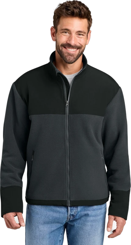 CornerStone Fleece Overlay Jacket CSF750