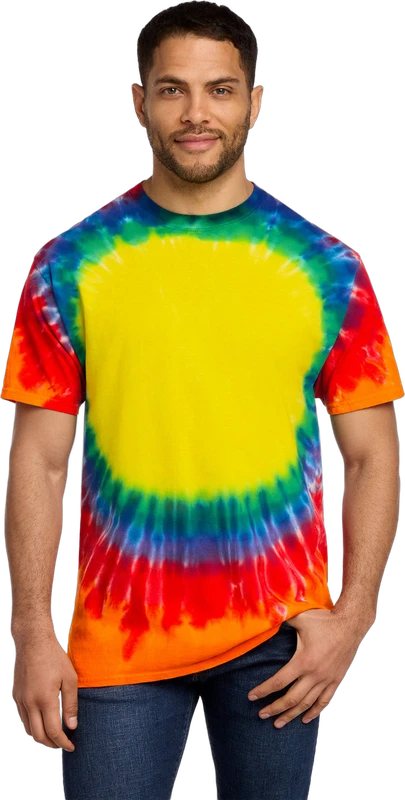 Port & Co Window Tie-Dye Tee. PC149