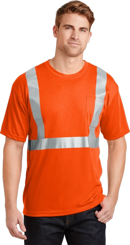 CornerStone - ANSI 107 Class 2 Safety T-Shirt.  CS401