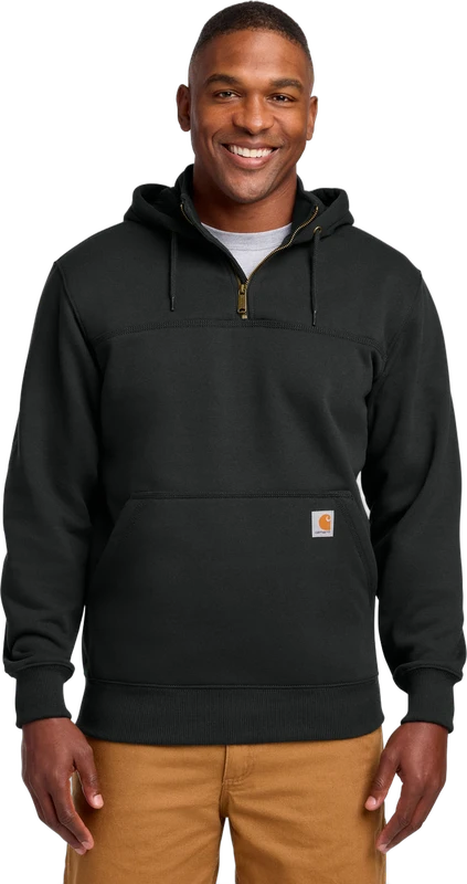 Carhartt Tall Rain Defender Paxton Heavyweight Hooded Zip Mock Sweatshirt CTT100617